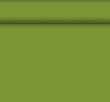 Duni Dunicel Tischläufer Tête-à-Tête Leaf Green 0,40x24 m, Tete a Tete Leaf Green mit 20 perforierten Abschnitten à 1,20 m lang und 0,40 cm breit im Sale